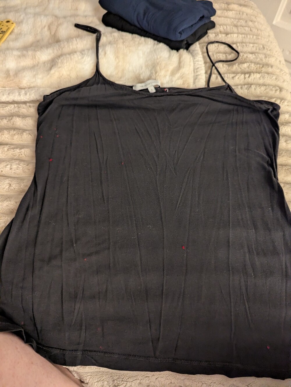 Rebecca Beeson Black Spaghetti Strap Camisole
